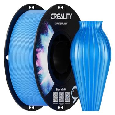 Imagem de Creality Filamento de impressão 3D PETG 1,75 mm, excelente dureza, alta precisão, inodoro, não tóxico, à prova de umidade, filamento PETG brilhante de 1 kg para impressora 3D (azul técnico)