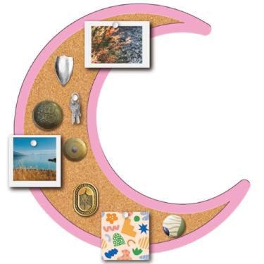 Imagem de CRASPIRE Placa de cortiça com alfinete emoldurado para exibição de boletim, crachá, rosa, madeira, decorativo, 25 x 26,5 cm, suporte de lapela para casa, escritório, escola, sala de aula, casamento