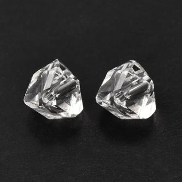 Imagem de 10 peças de contas de vidro polígono 7,5 mm imitação de cristal austríaco polígono facetado faça você mesmo joias fazendo colar pulseira brincos chaveiros DIY artesanato chave de porta carro decoração