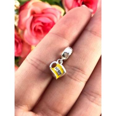 Imagem de Berloque Charms Prata Legitima 925 Chopp Cerveja Beer - Lojas La&Ny, 2