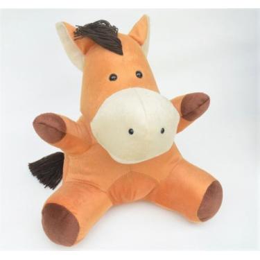 Imagem de Cavalo de pelúcia animal da fazenda bichinho 30 cm cavalinho - Elza Le