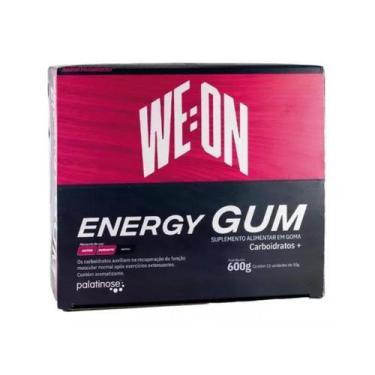 Imagem de Energy Gum+ Suplemento Em Goma We:on Caixa C/ 12 Sachês 600g, Framboes