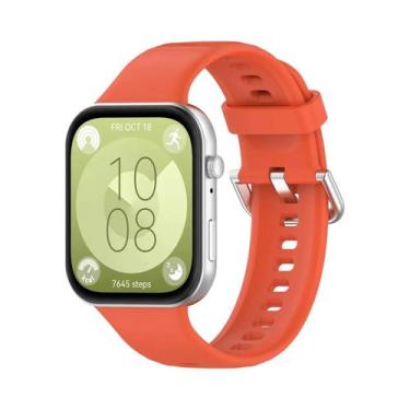 Imagem de Pulseira De Silicone Oficial Para Smartwatch Huawei Watch Fit 3/4/4Pro
