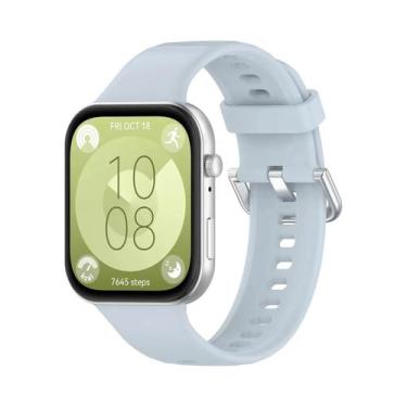 Imagem de Pulseira De Silicone Oficial Para Smartwatch Huawei Watch Fit 3/4/4Pro