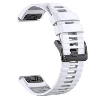 Imagem de BANSO Pulseira de relógio de nylon de ajuste rápido de 26 mm para Garmin Fenix 8 de 51 mm, pulseira de relógio para Garmin Fenix 7x pro Sapphire Solar 26 mm, para Garmin Fenix 7X/Fenix 6X/Fenix/5X