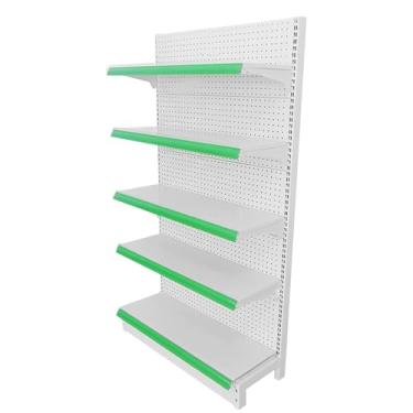 Imagem de Prateleira de supermercado resistente, suporte de 5 camadas para doces/batatas fritas, suporte para lojas, despensa, conveniência doméstica, organizador comercial (122 x 40 x 135 cm)