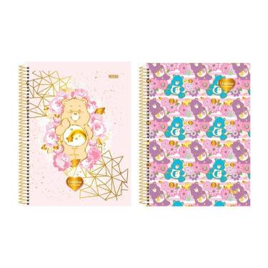 Imagem de Caderno Espiral Ursinhos Carinhosos 80F 1 Materia Pequeno