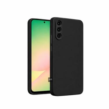 Imagem de Capa Capinha Case Compatível Samsung_ Galaxy A56 Silicone Aveludada Anti Impacto Reforçada Emborrachado Com Proteção De Câmera Premium (PRETO)