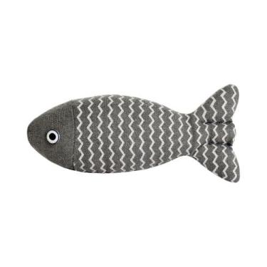 Imagem de Brinquedo De Gato Com Catnip Em Formato De Peixe: Saco Divertido Com P