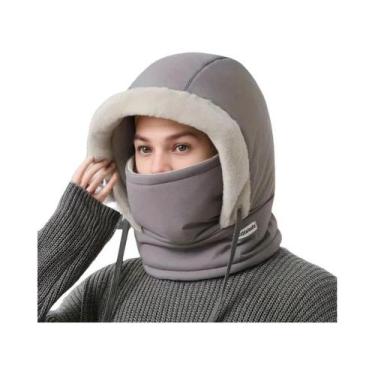 Imagem de Chapéu De Veludo Unissex Para Inverno Com Proteção Para as Orelhas Par