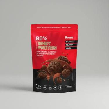 Imagem de Whey Protein Concentrado 80% - Growth Sabor Brigadeiro