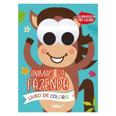Imagem de Animais Da Fazenda - Olhinhos Para Colorir