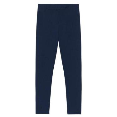 Imagem de Calça legging infantil unissex térmica leve Brandili, 2, Azul