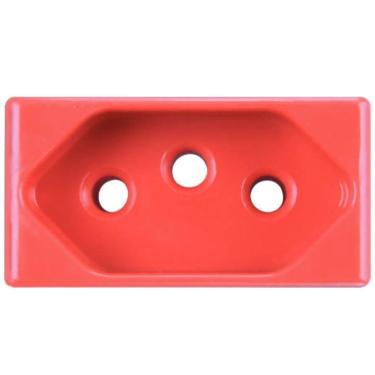 Imagem de Módulo Tomada 2p+t 20 Ampères 250 Volts Vermelho 57115039 Tramontina Módulo Tomada 2p+t 10 A 250