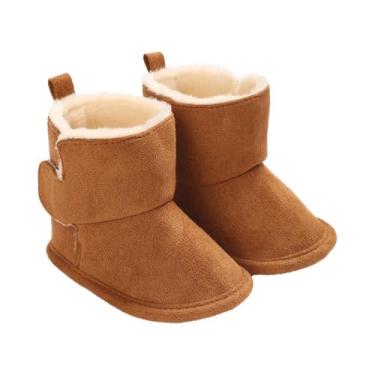 Imagem de Botas De Inverno Quentes Para Bebês De 0 a 18 Meses, Com tiras autocol