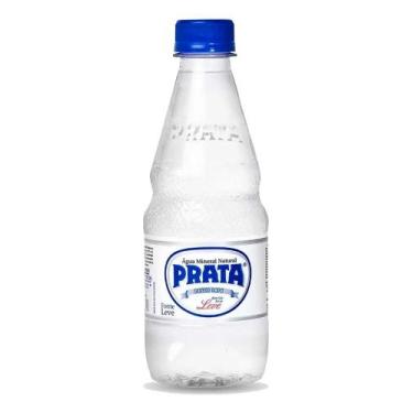 Imagem de Água Mineral Prata Sem Gás Garrafa 370 Ml Pack 12 Unidades