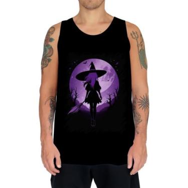 Imagem de Camiseta Regata Bruxa Halloween Púrpura Festa 12 - Kasubeck Store, Bab