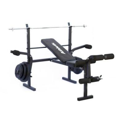 Imagem de Estação De Musculação Athletic Advanced Banco Regulável Barras E 35kg 