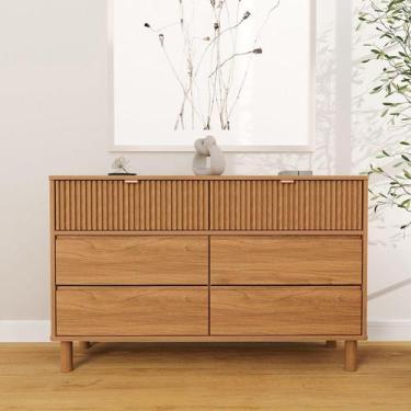 Imagem de Cômoda 6 Gavetas Oiti CabeCasa MadeiraOriginals Marrom - CabeCasa Made
