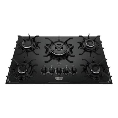 Imagem de Cooktop Itatiaia Itamaster 5 Bocas A Gás Preto Bivolt, Bivolt