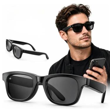 Imagem de Óculos De Sol Bluetooth Inteligente Chamadas Música Sem Fio Uso Diário