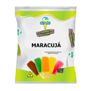 Imagem de Pó para Gelados Comestíveis Cristalizado Du Porto Sabor Maracuja 1kg
