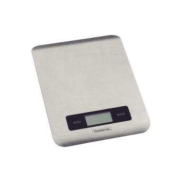 Imagem de Balança Digital 5 Quilos Aço Inox Cozinha Tramontina