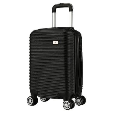 Imagem de Mala de Viagem Bordo 10kg Eagle Em Abs C/ Rodinhas 360º AC32, Preto