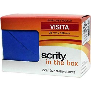 Imagem de Envelope Visita Colorido 72X108 Az. Royal Grecia 80G - SCRITY