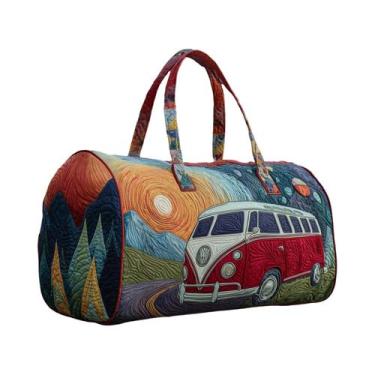 Imagem de Bolsa De Viagem Portátil Estampada Em 3D Para AliExpress, Amazon E Sit