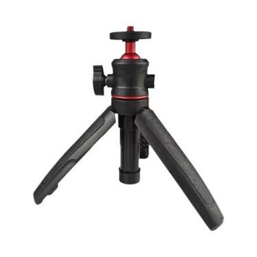 Imagem de Tripé Mini Dobrável Com Suporte Para Câmera DSLR E GoPro, Cabeça Esfér
