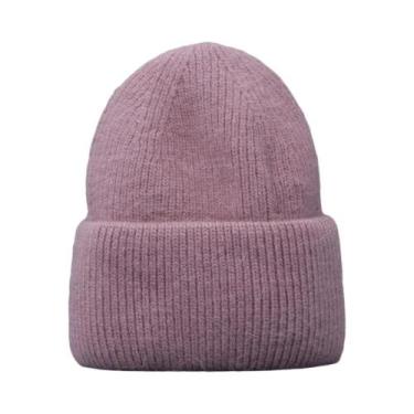 Imagem de Gorro Feminino De Inverno Em Pele De Coelho Genuína, Quente E Moderno,