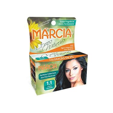 Imagem de Márcia Cosméticos Tintura Em Pó Márcia Preto Azulado 1.1