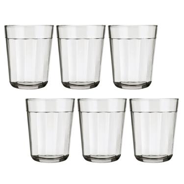 Imagem de Mini Copos Americano de Vidro Dose Cachaça Shot Tequila 6Un