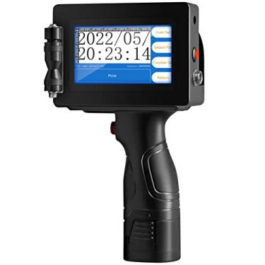 Imagem de PEKOKO LB100 Impressora portátil multifuncional a jato de tinta com tela de LED de 4,3 polegadas, máquina de codificação a jato de tinta para etiqueta, logotipo, data, código Qr, código de barras, fotos em qualquer superfície