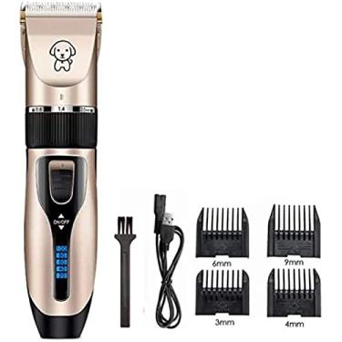 Imagem de KRASS Kit de cuidados profissionais recarregável, aparador de pelos de cães e gatos de baixo ruído, elétrico para animais de estimação, Collector88
