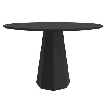 Imagem de Mesa De Jantar Isis 1200X1200 Preto - New Ceval