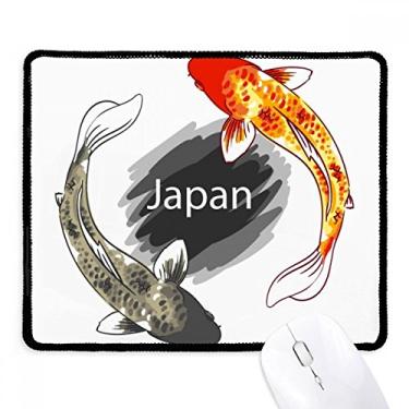 Imagem de Totem Mousepad japonês decorado à mão borda costurada tapete de borracha para jogos