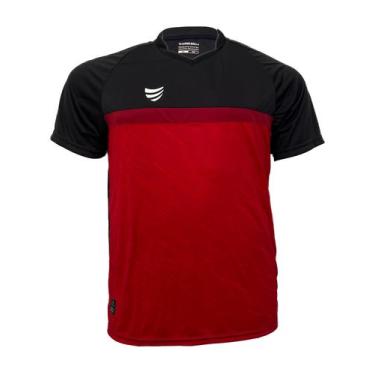 Imagem de Camiseta Super Bolla Raglan 2021 Masculino - Preto E Vermelho