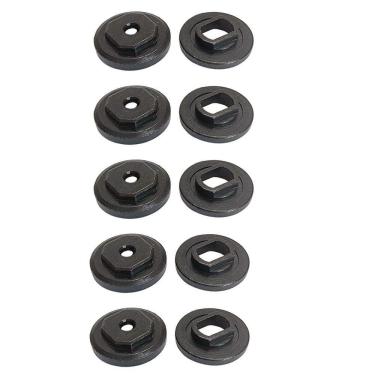 Imagem de Kit 5 Flanges Interna Externa Arruela P Serra Mármore Makita