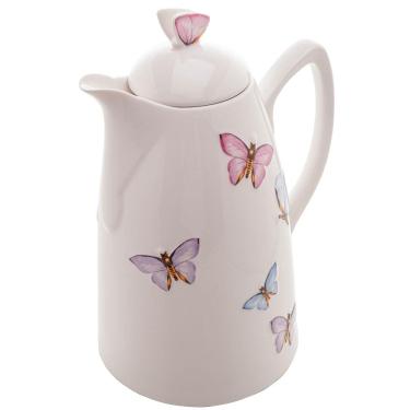 Imagem de Garrafa Térmica Wolff Borboletas Branca - 900 ml