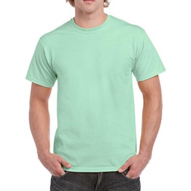 Imagem de Gildan Camiseta masculina clássica, Mint Green, 3X-Large