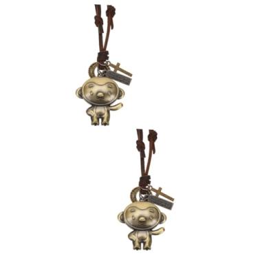 Imagem de PACKOVE colar de macaco colar de couro com pingente colar de cordão de couro colares um colar jóias simples para mulheres colar vintage para mulheres Simples e elegante corrente de suéter