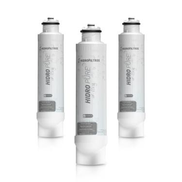 Imagem de Kit 3 Filtro/refil Vela De Água Hidrofiltros Compátivel com Purificador Acqua Pure Electrolux Pappca50 PE12A, PE12B, PE12G, PE12V Premium
