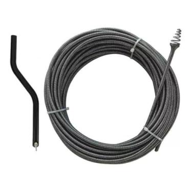 Imagem de Desentupidor Manual 10m Mola de Aço 10 Metros Ralo Pia Cano Calha Bestfer BFH2300