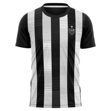 Imagem de Camiseta Braziline Wag Clube Atlético Mineiro  Masculino - Preto-Feminino