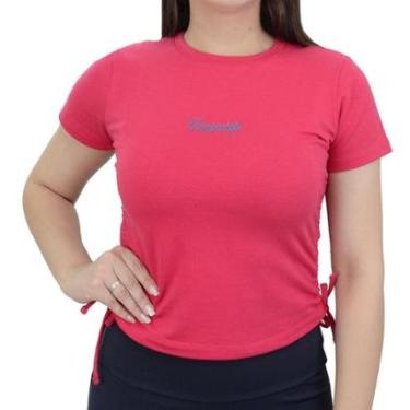 Imagem de Camiseta Feminina Aeropostale MC Cropped Silkada Pink - 989017-Feminino