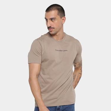 Imagem de Camiseta Calvin Klein Casual Manga Curta Masculina-Masculino