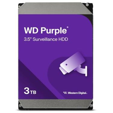 Imagem de Western Digital Disco rígido interno 3TB WD Purple Surveillance HDD - SATA 6 Gb/s, cache de 256 MB, 3,5" - WD33PURZ