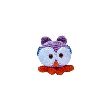 Imagem de Bicho Bola Amigurumi Crochê (Coruja Bola)